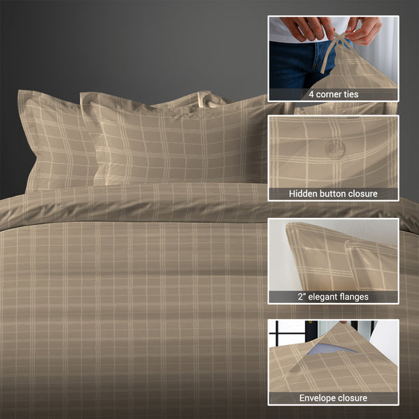 Premium 300 Thread Count 100% Cotton Duvet Cover Set