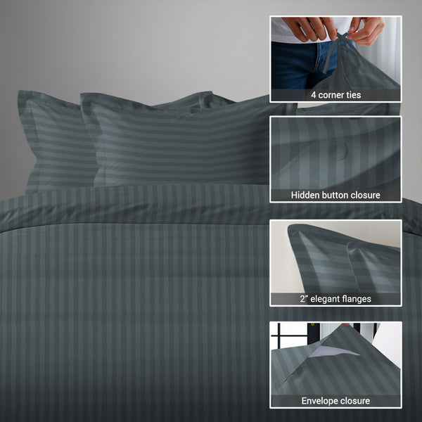 Premium 300 Thread Count 100% Cotton Duvet Cover Set