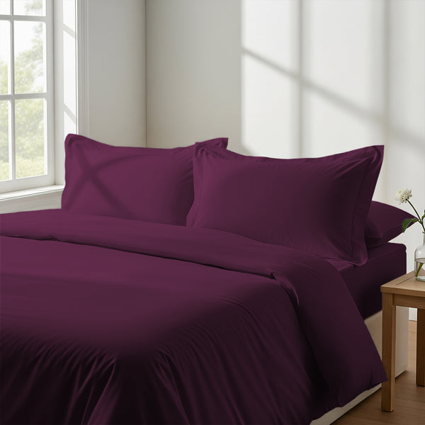 Premium 400 Thread Count 100% Cotton Duvet Cover Set