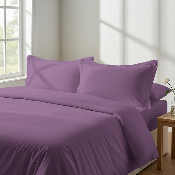 Premium 400 Thread Count 100% Cotton Duvet Cover Set
