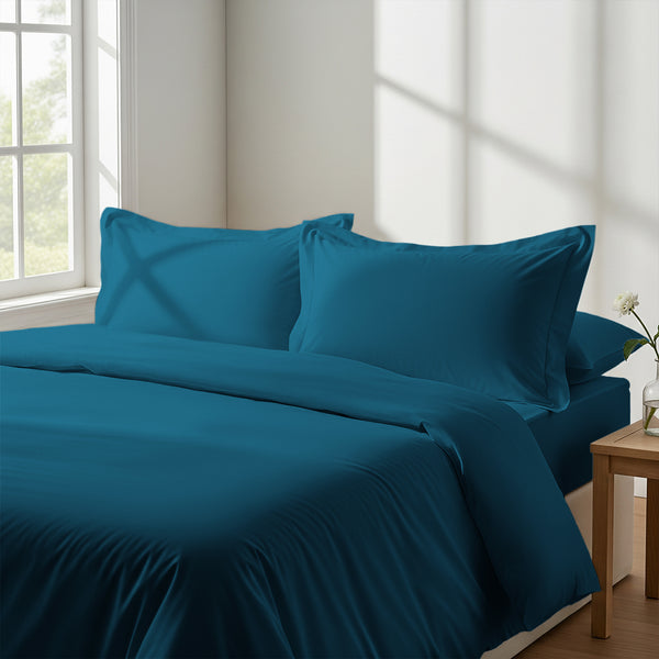 Premium 400 Thread Count 100% Cotton Duvet Cover Set