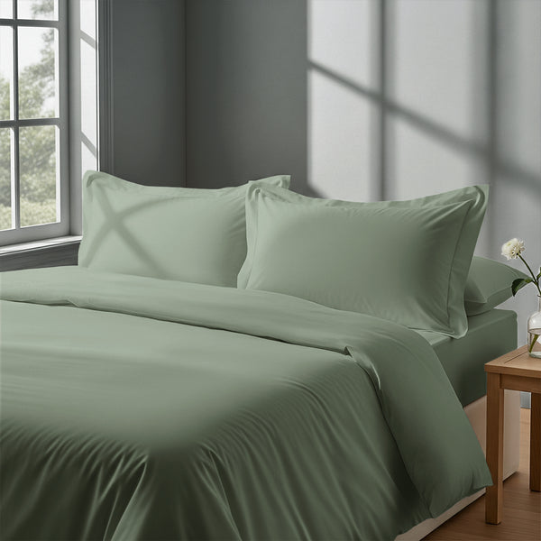 Premium 400 Thread Count 100% Cotton Duvet Cover Set