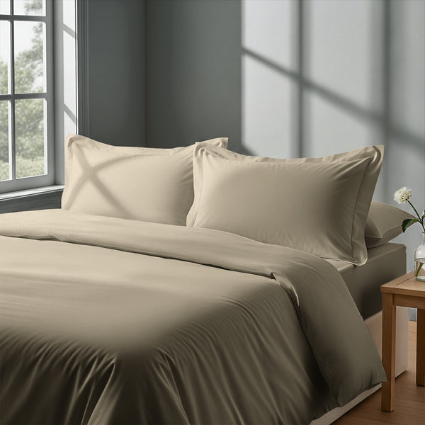 Premium 400 Thread Count 100% Cotton Duvet Cover Set