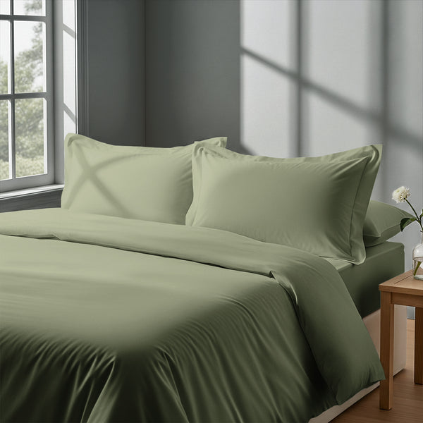 Premium 400 Thread Count 100% Cotton Duvet Cover Set