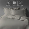 Premium 400 Thread Count 100% Cotton Duvet Cover Set
