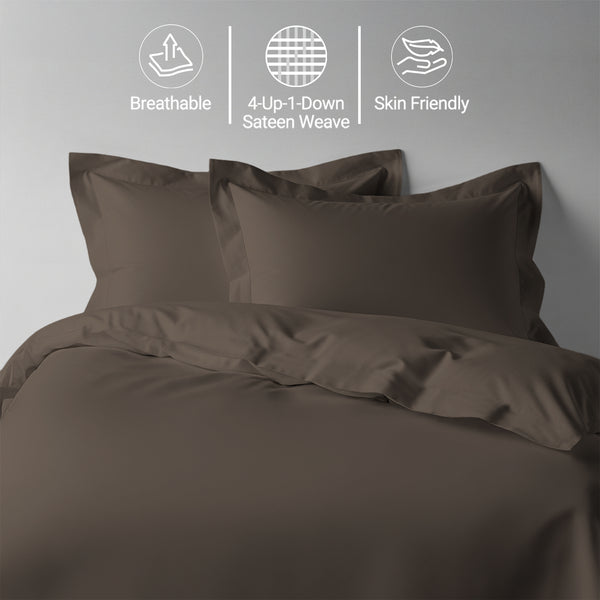 Premium 400 Thread Count 100% Cotton Duvet Cover Set