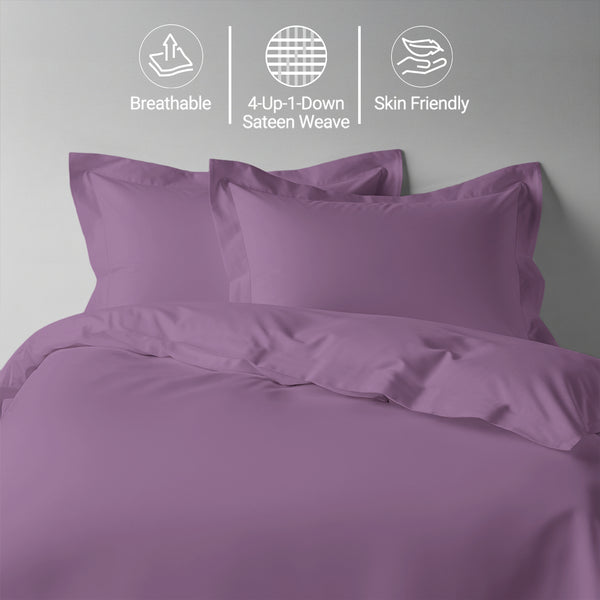 Premium 400 Thread Count 100% Cotton Duvet Cover Set