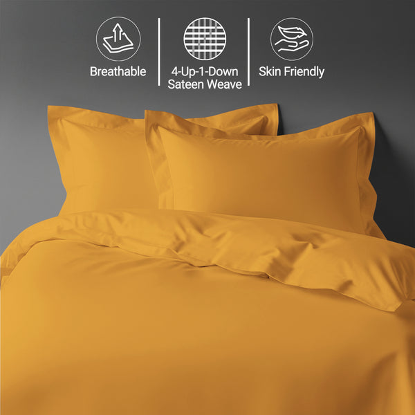 Premium 400 Thread Count 100% Cotton Duvet Cover Set
