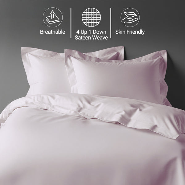 Premium 400 Thread Count 100% Cotton Duvet Cover Set