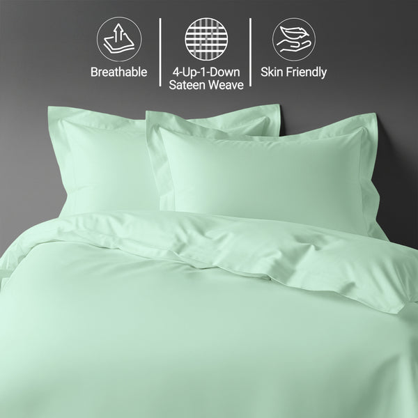 Premium 400 Thread Count 100% Cotton Duvet Cover Set
