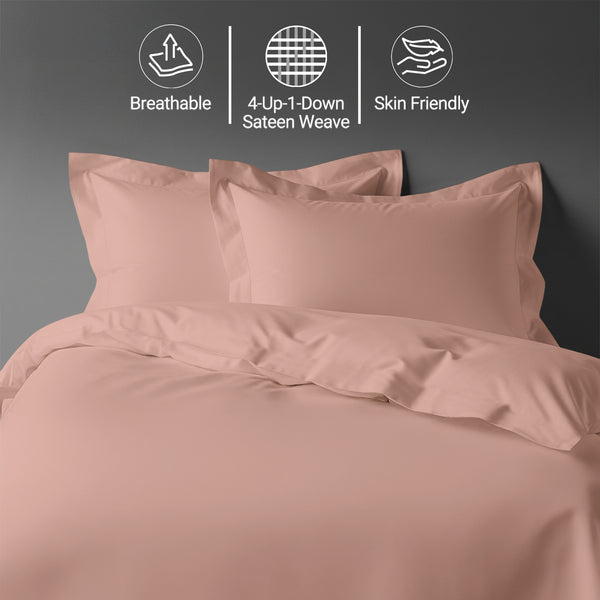 Premium 400 Thread Count 100% Cotton Duvet Cover Set