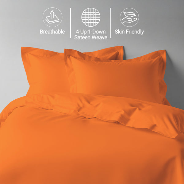 Premium 400 Thread Count 100% Cotton Duvet Cover Set