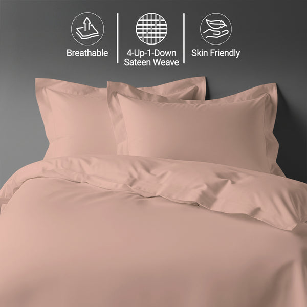 Premium 400 Thread Count 100% Cotton Duvet Cover Set
