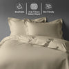 Premium 400 Thread Count 100% Cotton Duvet Cover Set