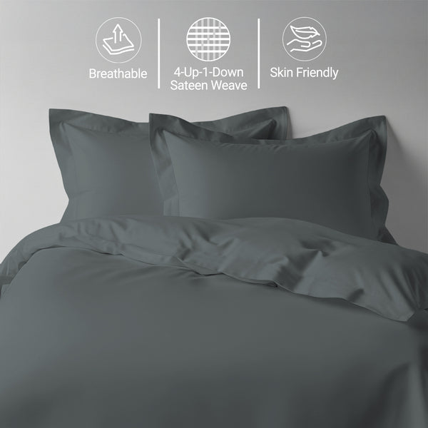 Luxury 800 Thread Count 100% Cotton Duvet Cover Set