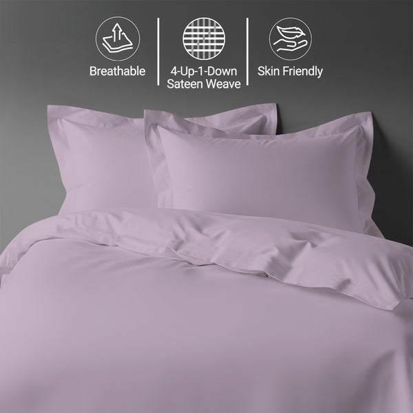 Premium 400 Thread Count 100% Cotton Duvet Cover Set