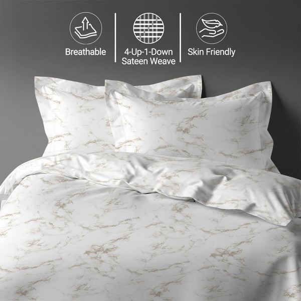 Premium 400 Thread Count 100% Cotton Duvet Cover Set