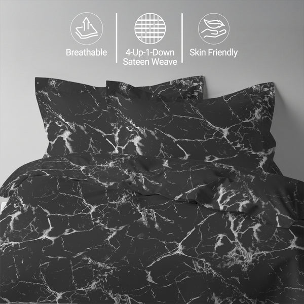 Premium 400 Thread Count 100% Cotton Duvet Cover Set