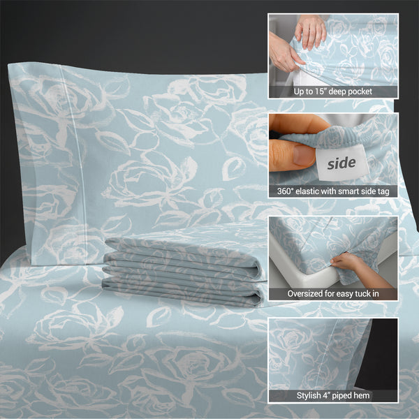Premium 400 Thread Count 100% Cotton Sheet Set