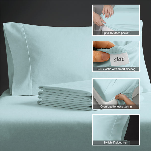 Premium 400 Thread Count 100% Cotton Sheet Set