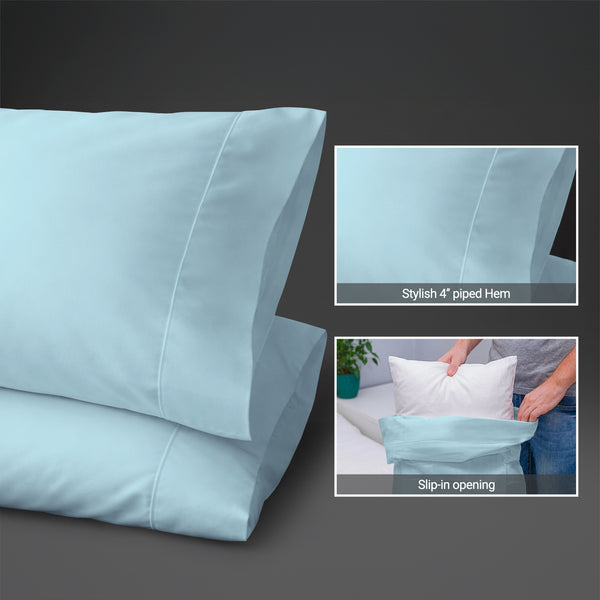 Luxury 800 Thread Count 100% Cotton Pillowcases