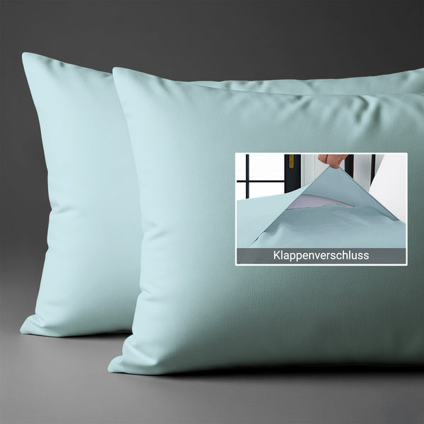 Premium Kissenbezüge mit 400 Fadenzahl aus 100% Baumwolle (2er-Set)
