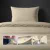 Premium Bettbezug-Set mit 400 Fadenzahl aus 100% Baumwolle