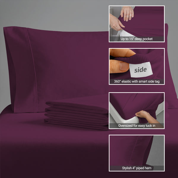Premium 400 Thread Count 100% Cotton Sheet Set