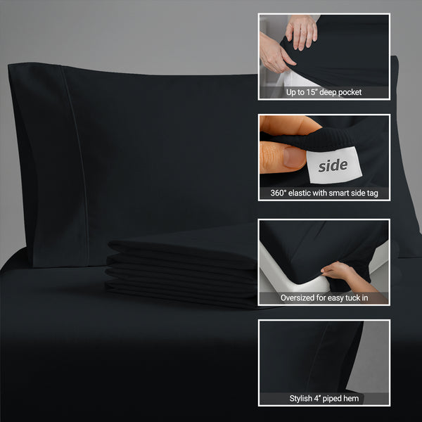 Premium 400 Thread Count 100% Cotton Sheet Set