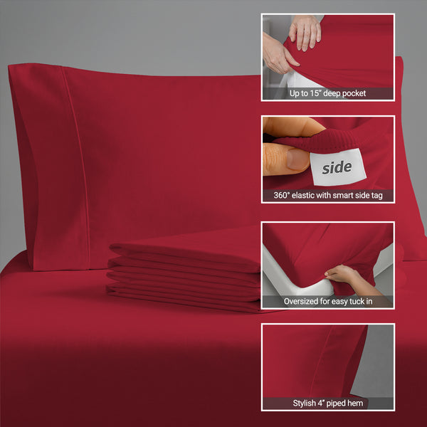 Premium 400 Thread Count 100% Cotton Sheet Set