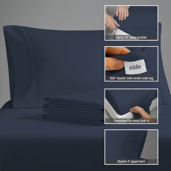 Premium 400 Thread Count 100% Cotton Sheet Set