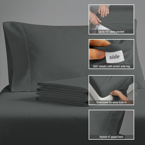 Percale 100% Cotton Sheet Set