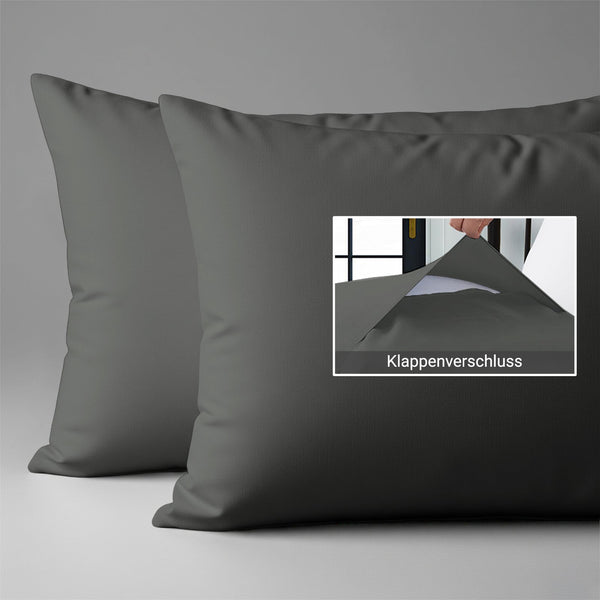 Premium Kissenbezüge mit 400 Fadenzahl aus 100% Baumwolle (2er-Set)
