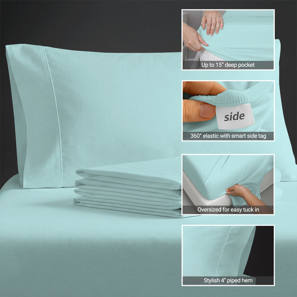 Premium 400 Thread Count 100% Cotton Sheet Set