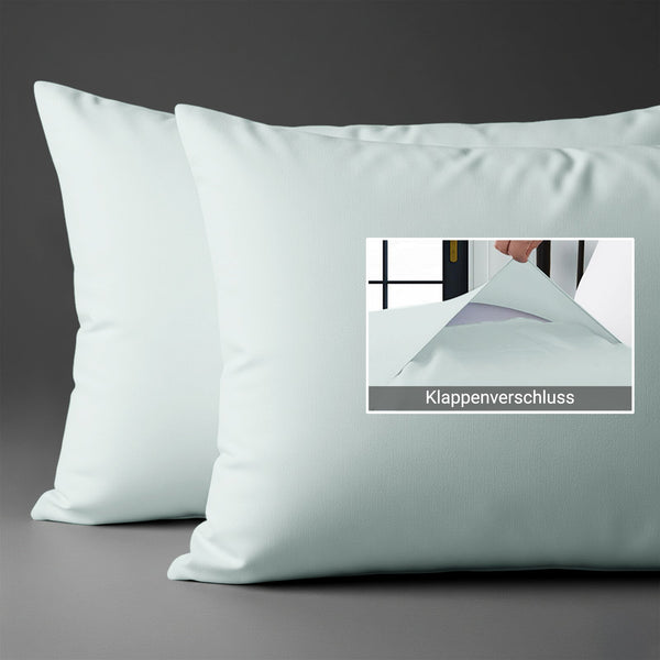 Premium Kissenbezüge mit 400 Fadenzahl aus 100% Baumwolle (2er-Set)