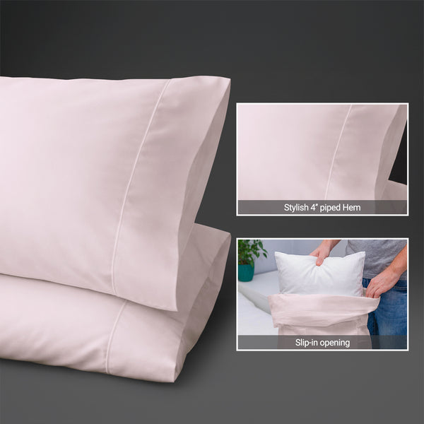 Luxury 800 Thread Count 100% Cotton Pillowcases