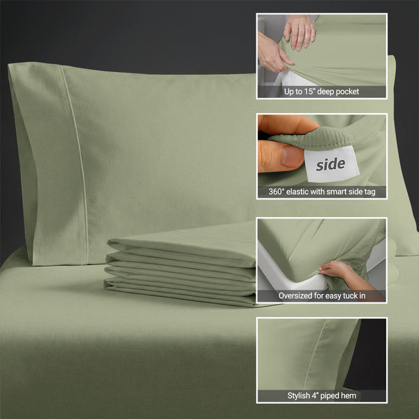 Premium 400 Thread Count 100% Cotton Sheet Set