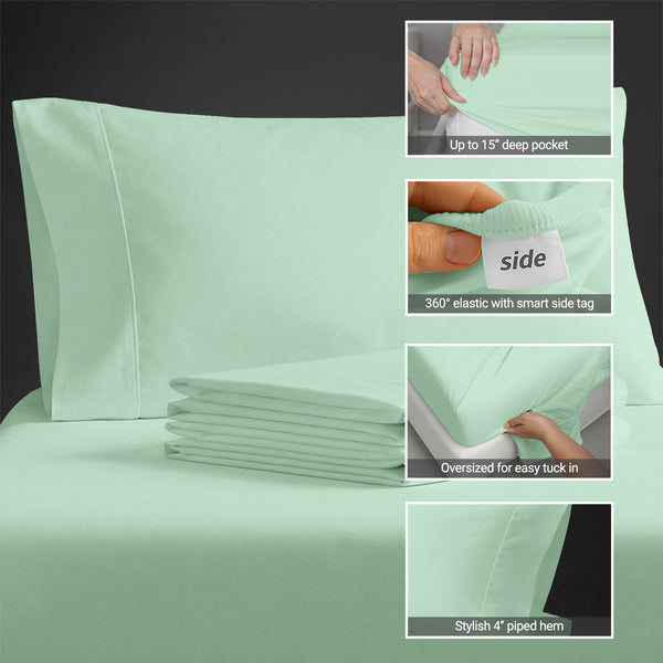 Premium 400 Thread Count 100% Cotton Sheet Set