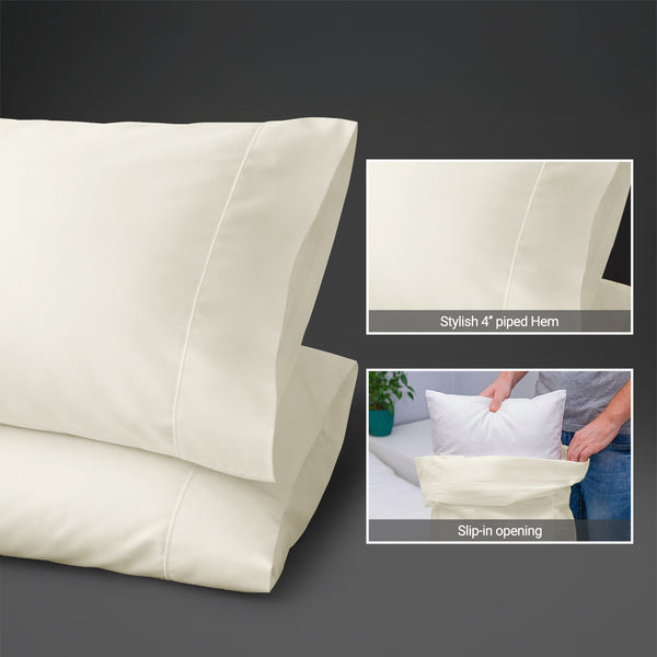 Luxury 800 Thread Count 100% Cotton Pillowcases