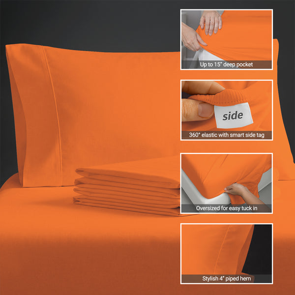 Premium 400 Thread Count 100% Cotton Sheet Set