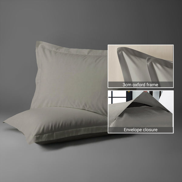 Premium 400 Thread Count 100% Cotton Pillow Covers (2 PC)