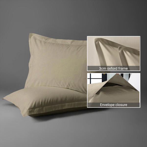 Premium 400 Thread Count 100% Cotton Pillow Covers (2 PC)