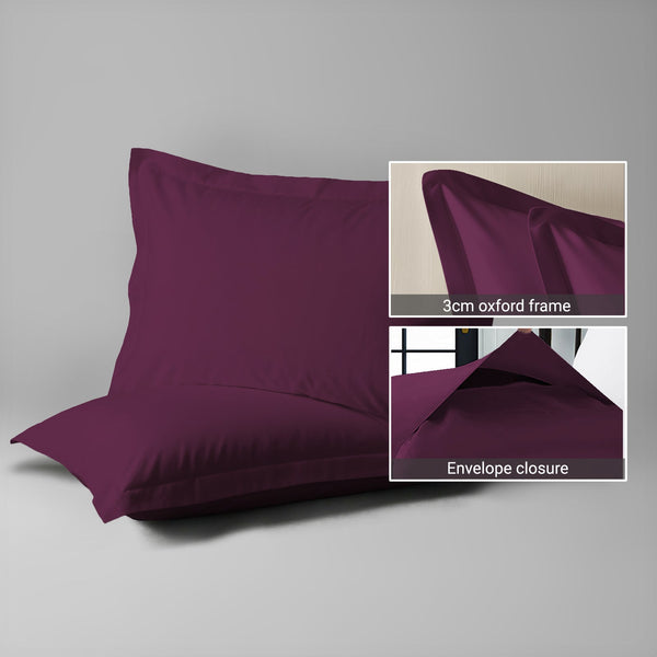 Premium 400 Thread Count 100% Cotton Pillow Covers (2 PC)
