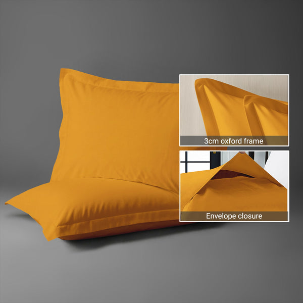 Premium 400 Thread Count 100% Cotton Pillow Covers (2 PC)