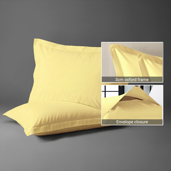 Premium 400 Thread Count 100% Cotton Pillow Covers (2 PC)