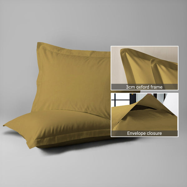 Premium 400 Thread Count 100% Cotton Pillow Covers (2 PC)