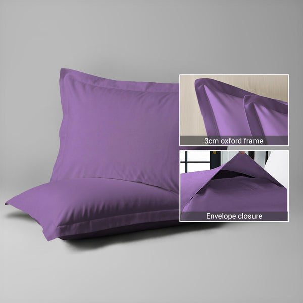 Premium 400 Thread Count 100% Cotton Pillow Covers (2 PC)
