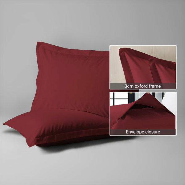 Premium 400 Thread Count 100% Cotton Pillow Covers (2 PC)