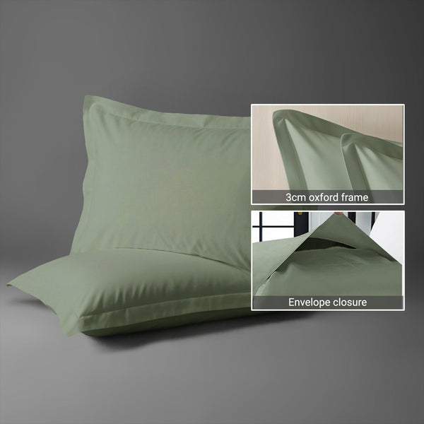 Premium 400 Thread Count 100% Cotton Pillow Covers (2 PC)