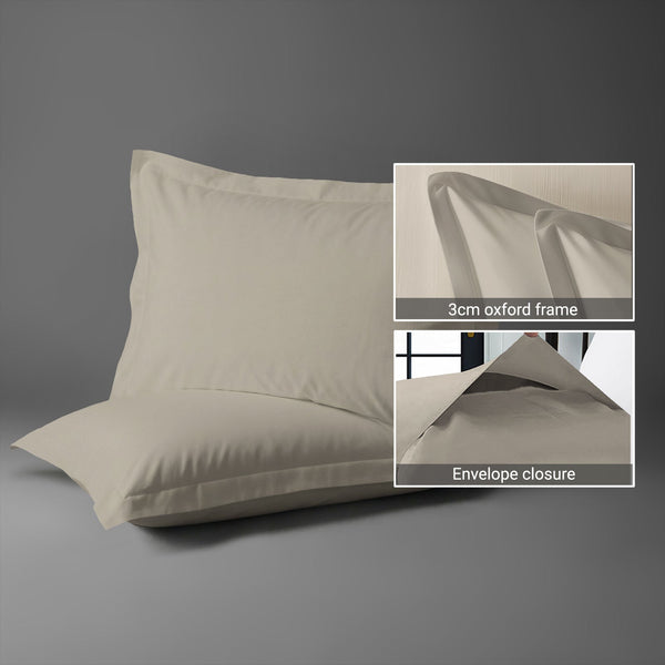 Premium 400 Thread Count 100% Cotton Pillow Covers (2 PC)